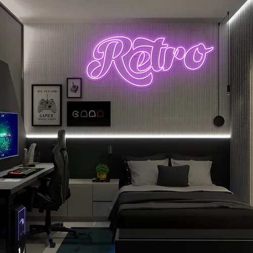 Retro Neon Signs - Custom Ribbons Now