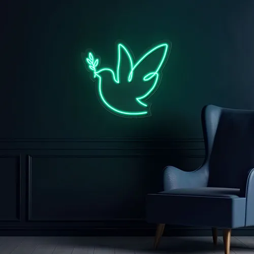 Bird Neon Sign - Custom Ribbons Now