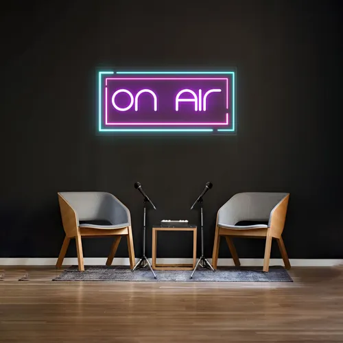 Cool On Air Neon Sign - Custom Ribbons Now