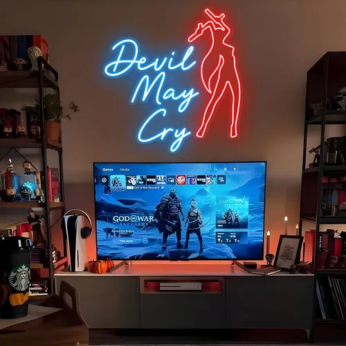 Devil May Cry Neon Sign - Custom Ribbons Now