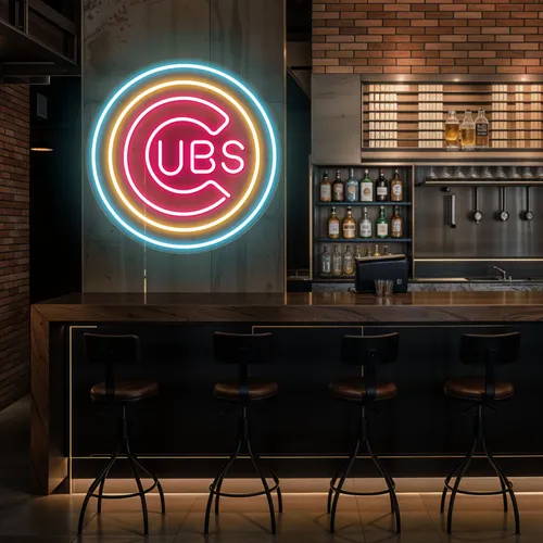 Cubs Neons Sign - Custom Ribbons Now