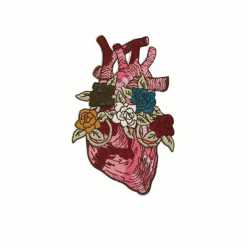 Heart of Flowers Patch - Custom Ribbons Now