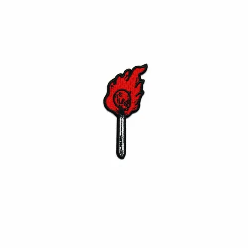 Red and White Lit Skull Match - Custom Ribbons Now