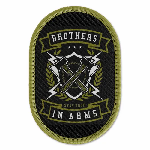 Brothers In Arms Military Patch - Custom Ribbons Now