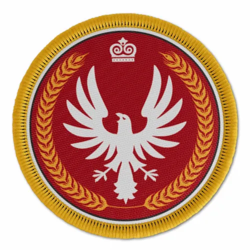 Yello and Red Bird Military Patch - Custom Ribbons Now
