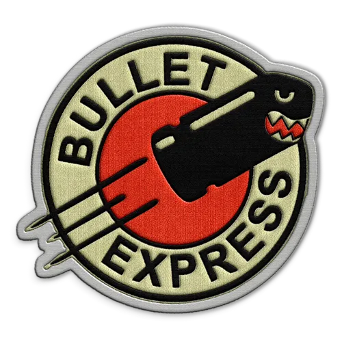 Bullet Express Hat Patch - Custom Ribbons Now