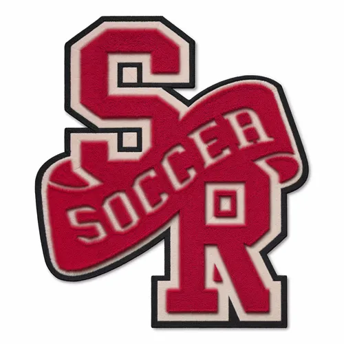 SR Soccer Letterman Jacket Patch - Custom Ribbons Now
