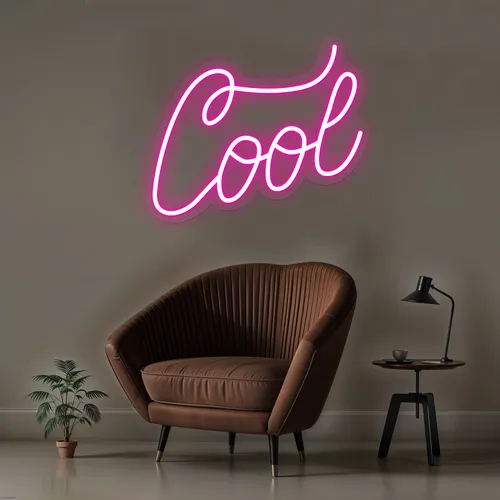 Breeze Cool Neon Sign - Custom Ribbons Now