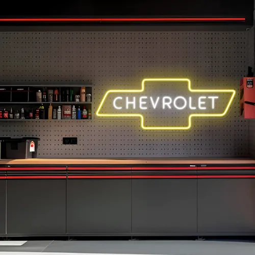 Chevy Neon Signs - Custom Ribbons Now