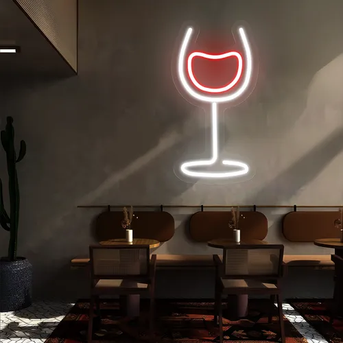 Aura Glass Neon Signs - Custom Ribbons Now