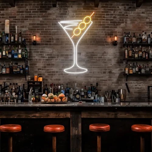 Vibe Glass Neon Signs - Custom Ribbons Now