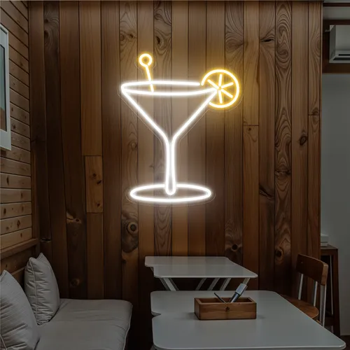 Glow Glass Neon Sign - Custom Ribbons Now