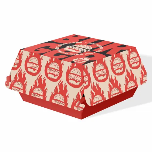 Hamburger Box - Custom Ribbons Now