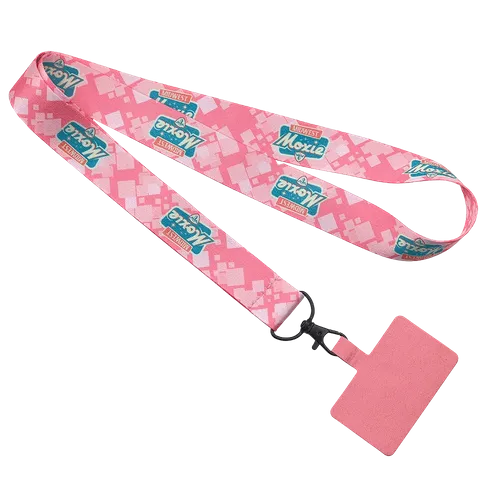 Lanyard & Blank Insert Phone Wallet - Custom Ribbons Now