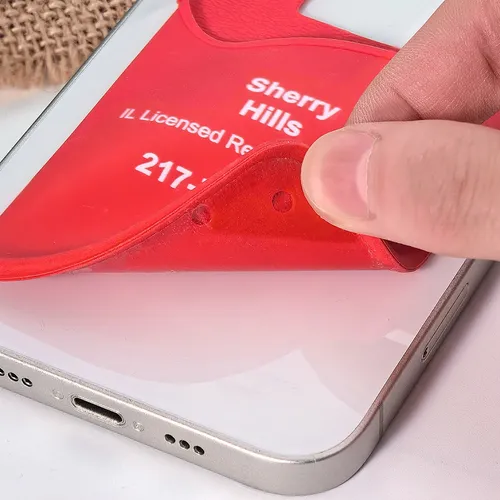 Silicone Phone Wallet Card Holder - Custom Ribbons Now