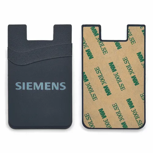 Silicone Phone Wallet Dual Card Holder - Custom Ribbons Now