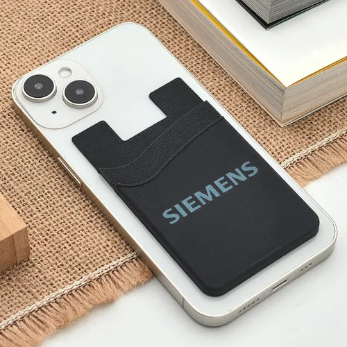 Silicone Phone Wallet Dual Card Holder - Custom Ribbons Now