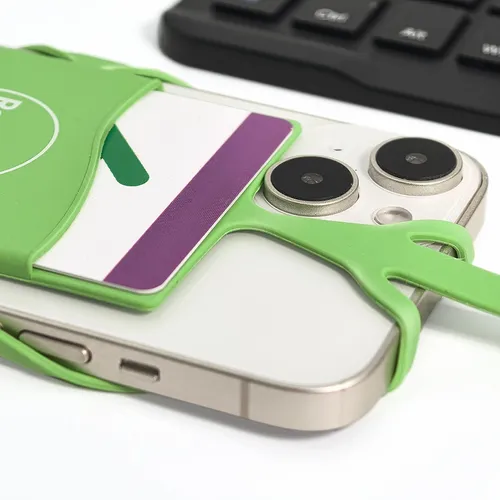 Lanyard Silicone Phone Wallet Holder - Custom Ribbons Now