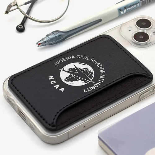 Leather Phone Wallet with Side Slit - Custom Ribbons Now
