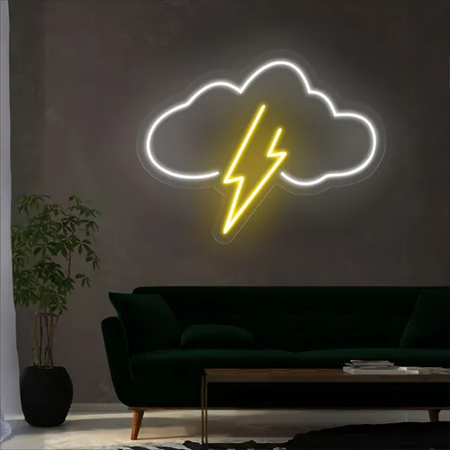 Thundercloud Neon Sign - Custom Ribbons Now