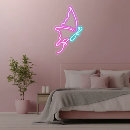 Custom Butterfly Neon Signs - Custom Ribbons Now