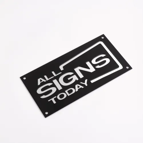 Engaraved Acrylic Sign - Custom Ribbons Now