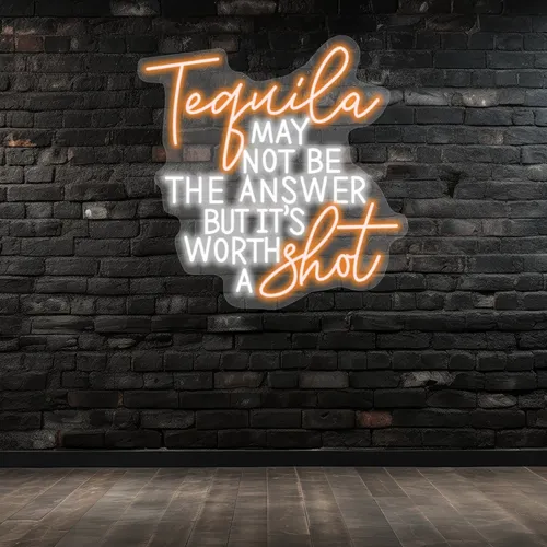 Custom Tequila Neon Signs - Custom Ribbons Now