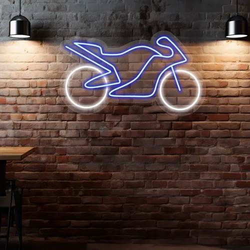 Custom Motorcycle Neon Signs - Custom Ribbons Now