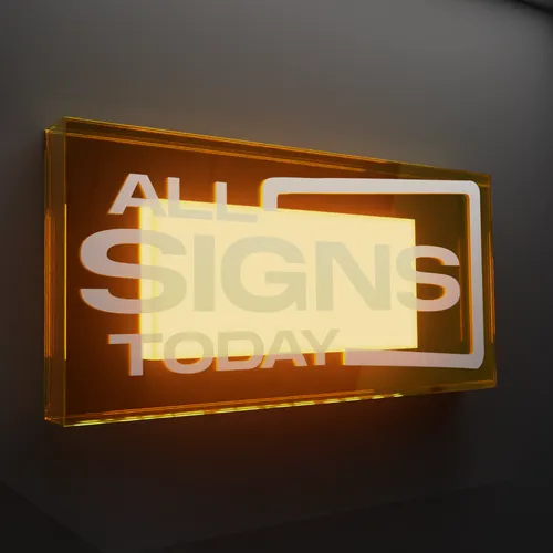 Full Lit Acrylic Box - Custom Ribbons Now