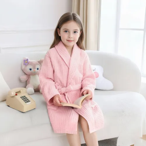 Custom Kids Waffle Robes - Custom Ribbons Now