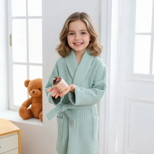 Custom Kids Waffle Robes - Custom Ribbons Now