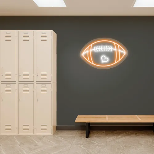 Custom Football Neon Signs - Custom Ribbons Now