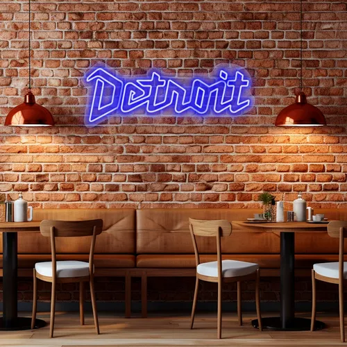 Custom Neon Signs Detroit - Custom Ribbons Now