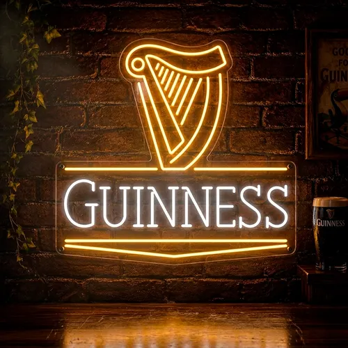 Custom Guinness Neon Signs - Custom Ribbons Now