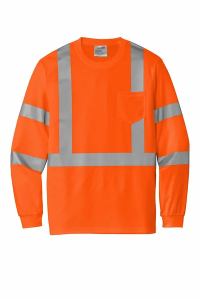CornerStone ANSI 107 Class 3 Mesh Long Sleeve Tee. CS203 - Custom Ribbons Now