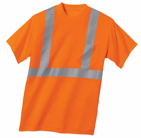 CornerStone - ANSI 107 Class 2 Safety T-Shirt. CS401 - Custom Ribbons Now