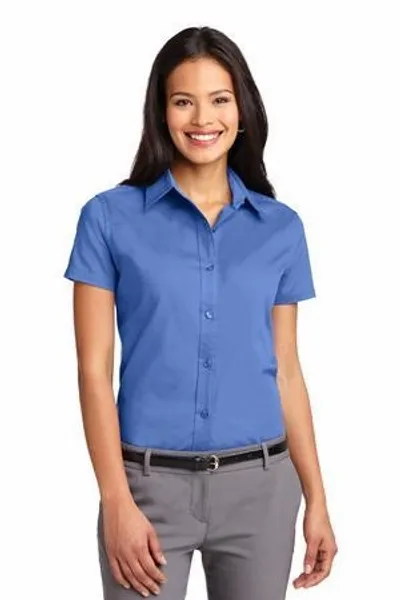Port Authority Women's Short Sleeve Easy Care Shirt. L508 - Custom Ribbons Now
