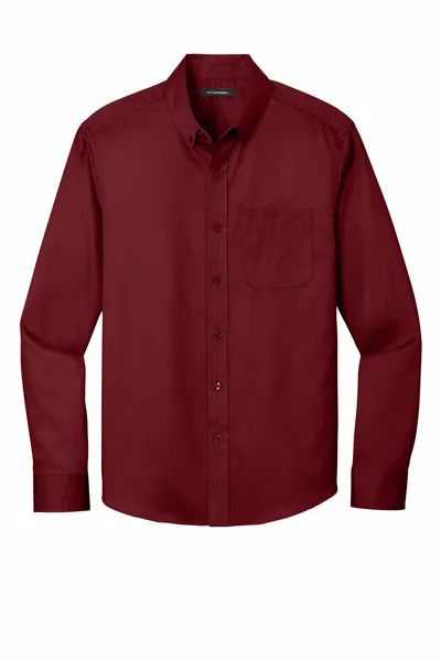 Port Authority Long Sleeve SuperPro React Twill Shirt. W808 - Custom Ribbons Now