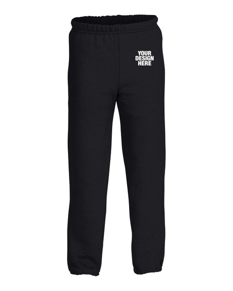 Gildan Youth Heavy Blend 8 oz., 50/50 Sweatpants - Custom Ribbons Now