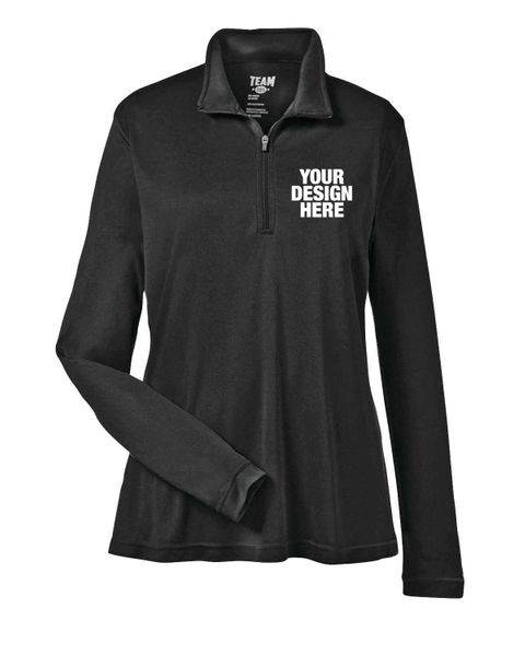 Team 365 Ladies' Zone Performance Quarter-Zip - Custom Ribbons Now