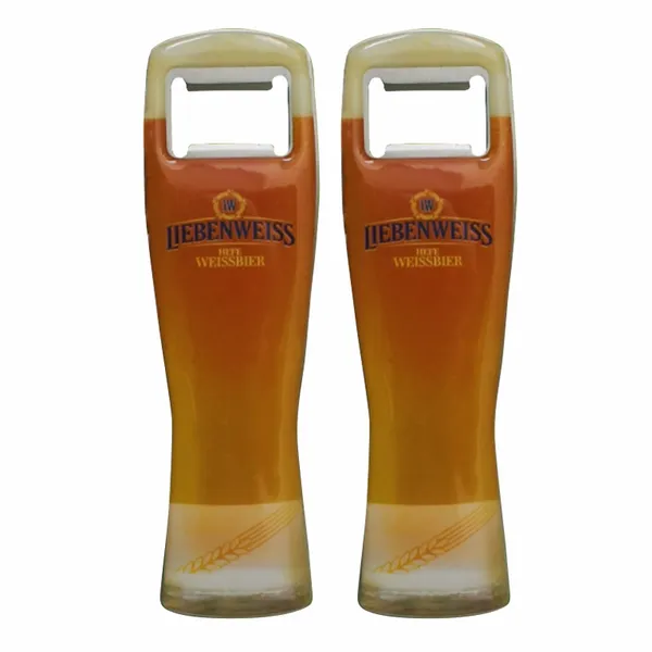 High Glass Shape Bottle Opener - Custom Ribbons Now