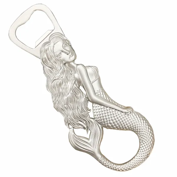 3D Mermaid Bottle Opener - Custom Ribbons Now
