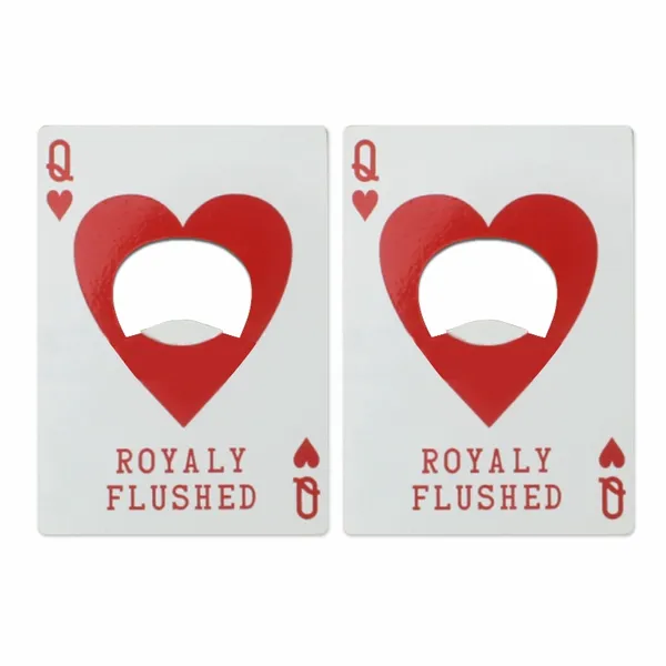 Queen of Hearts Bottle Opener - Custom Ribbons Now