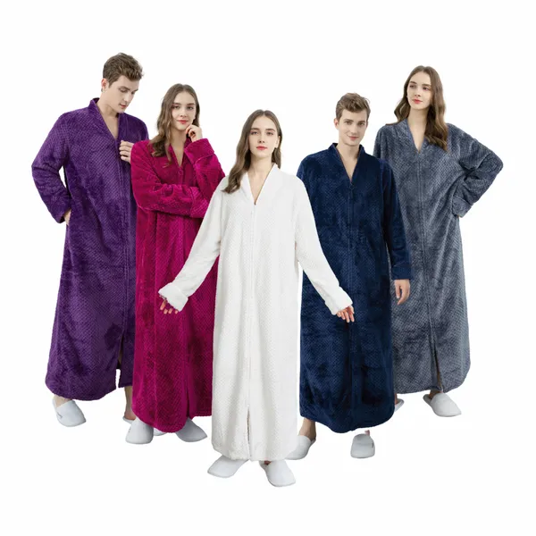 Custom Zip-Up Bathrobes - Custom Ribbons Now
