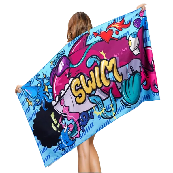 Custom Beach & Pool Towels - Custom Ribbons Now