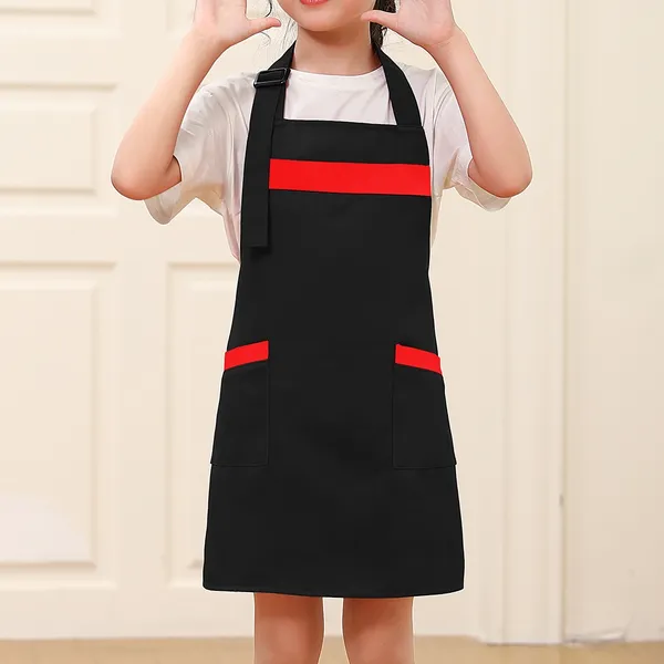 Kids Tiny Cotton Neck Strap Apron - Custom Ribbons Now