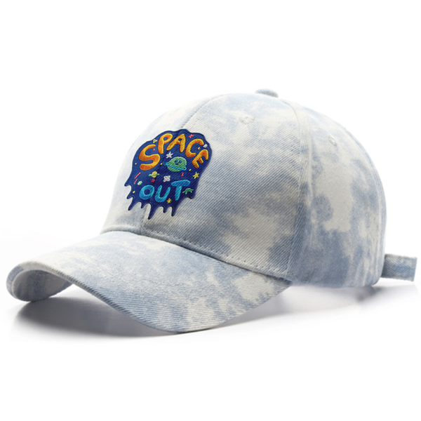 Tie-Dye Cotton Baseball Cap - Custom Ribbons Now