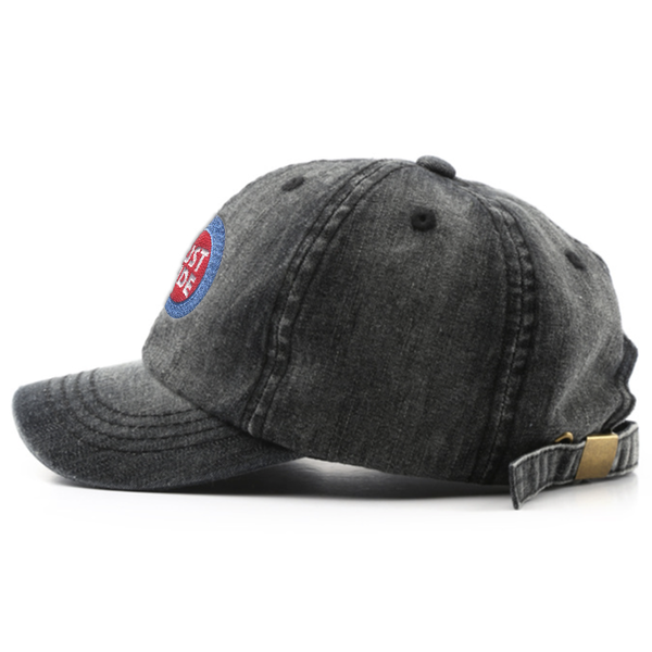 Plain Denim Baseball Cap - Custom Ribbons Now