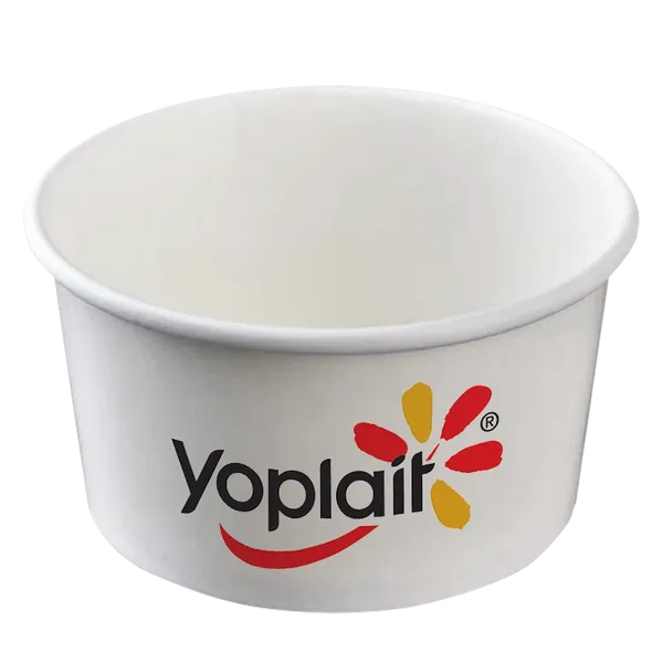 Paper Yogurt Cup - Custom Ribbons Now