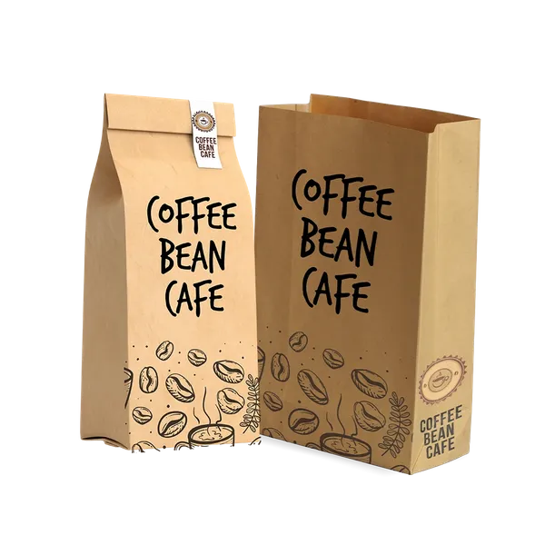 Kraft Paper Food Bag - Custom Ribbons Now